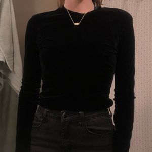 VINTAGE VELVET LONG SLEEVE